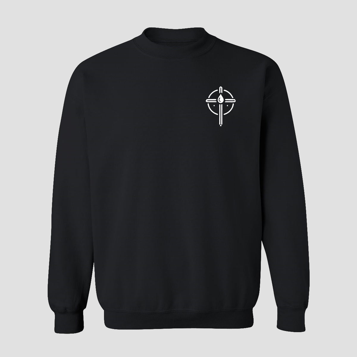 Faith Over Fear Printed Men's Sweatshirt