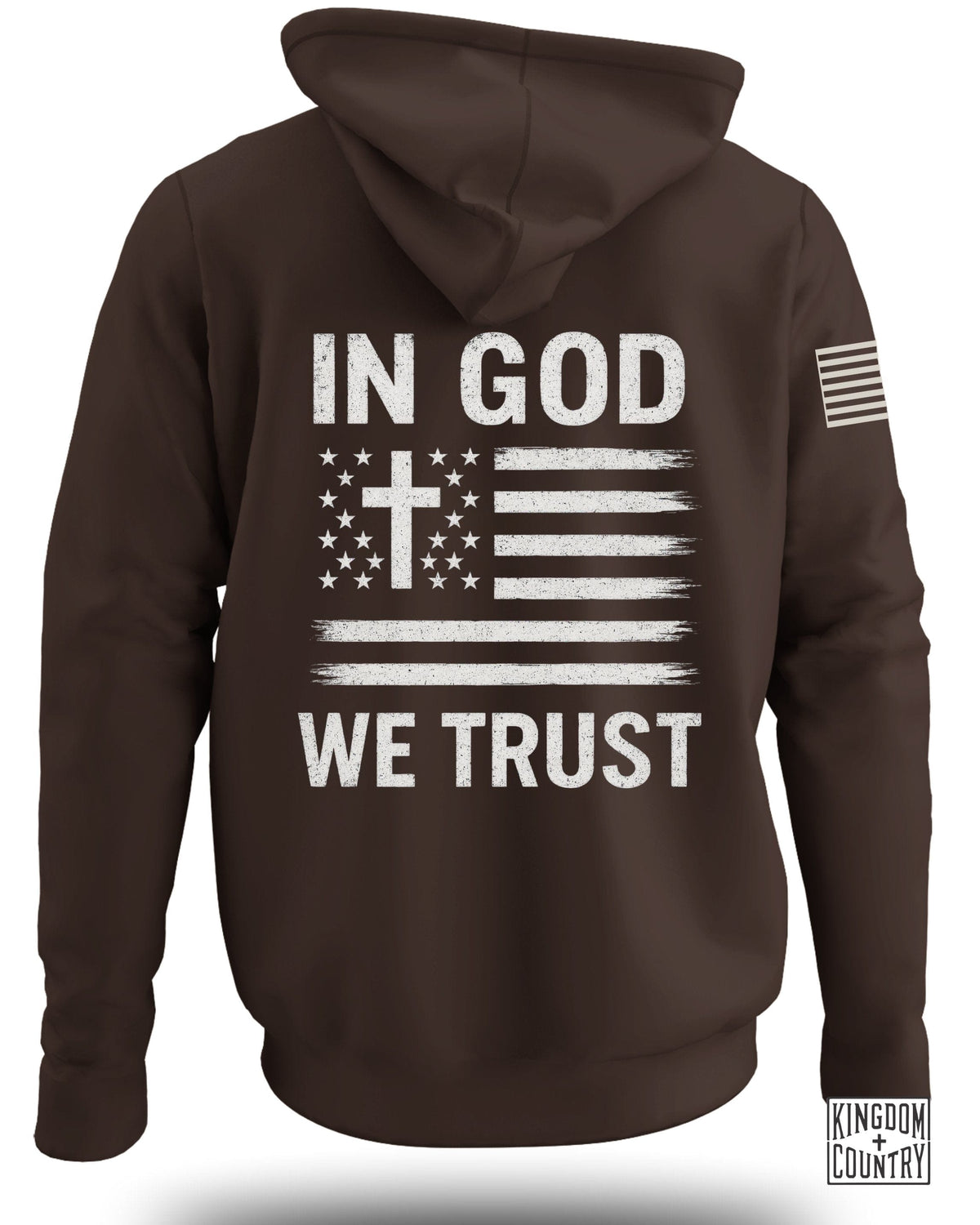In God We Trust American Flag Hoodie