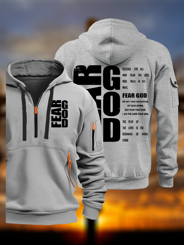 Fear God Jesus God Christian Zipper Hoodies