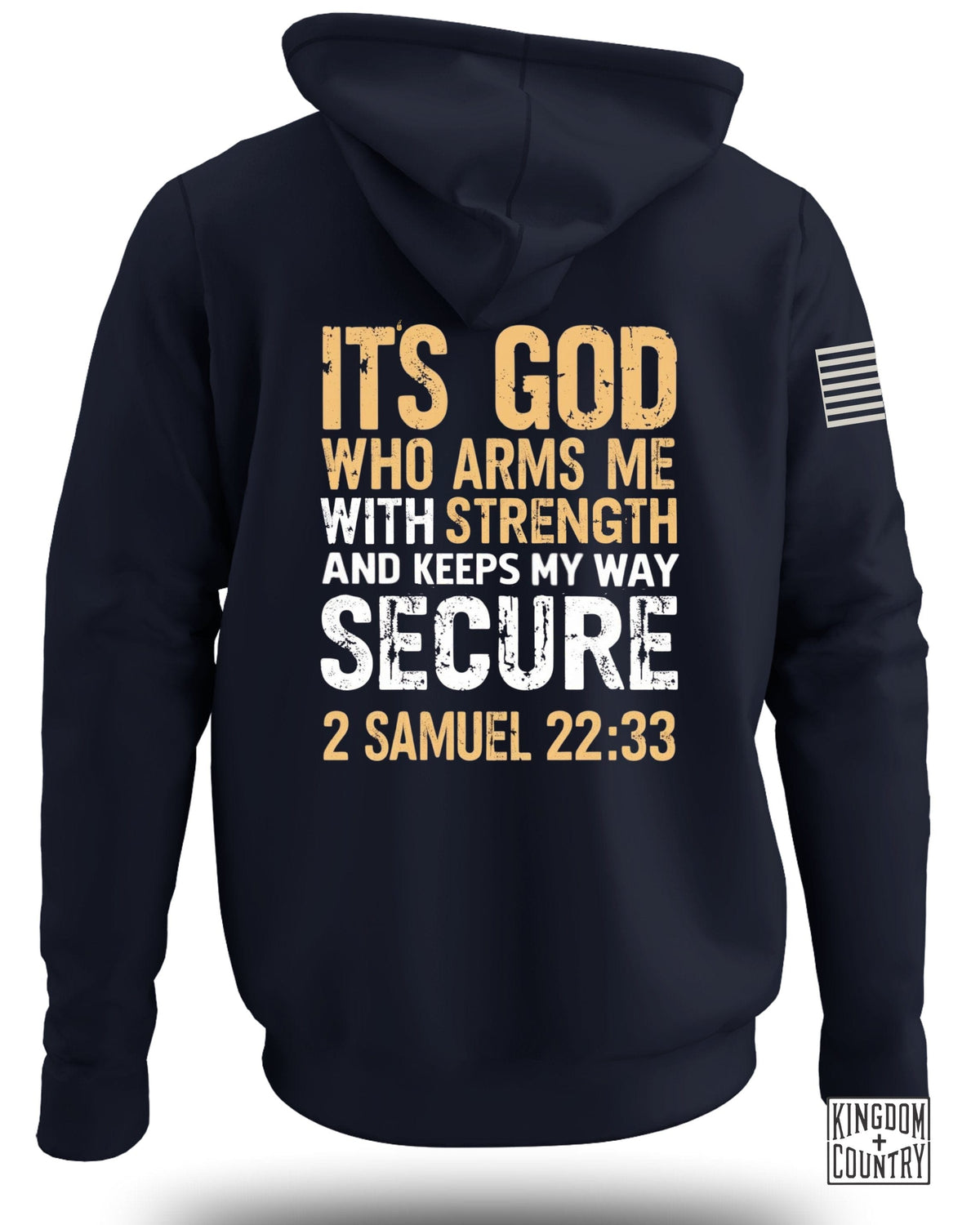 It's God Who Arms Me Hoodie