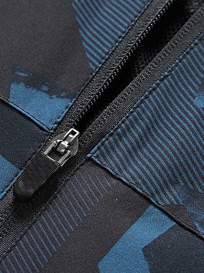 Men'S Breathable Waterproof And Windproof Outdoor Hooded Casual Jacket