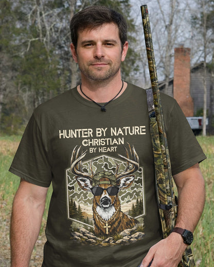 Hunter By Nature Christian By Heart T-Shirt