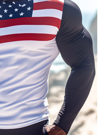 Men's Outdoor Sun Protection Breathable Cooling Mask Hooded Sun Protection Long-Sleeved Top
