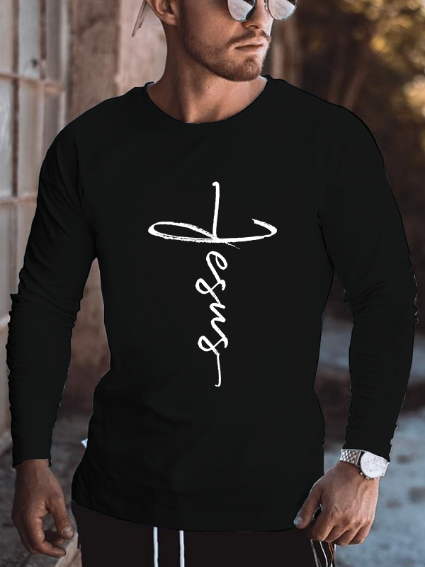 Jesus Cross  Long Sleeve T-Shirt