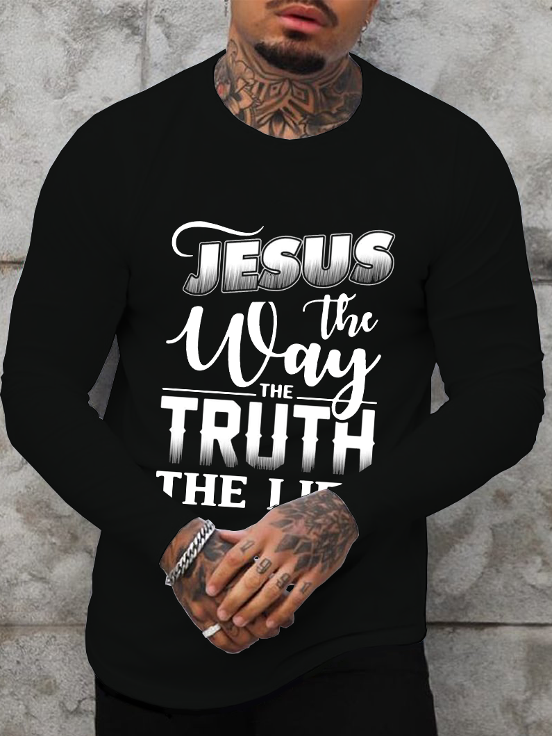 Jesus The Way The Truth The Life Long Sleeve T-Shirt