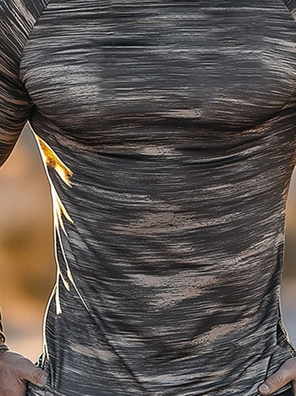 Men's Outdoor Sun Protection Breathable Cool Hooded Sun Protection Long Sleeve Top