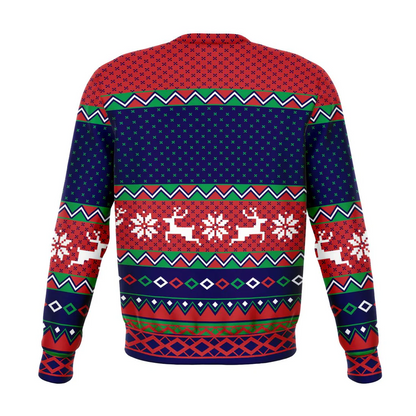 It's A Wonderful Time For A Beer Funny Unisex Ugly Christmas Sweater