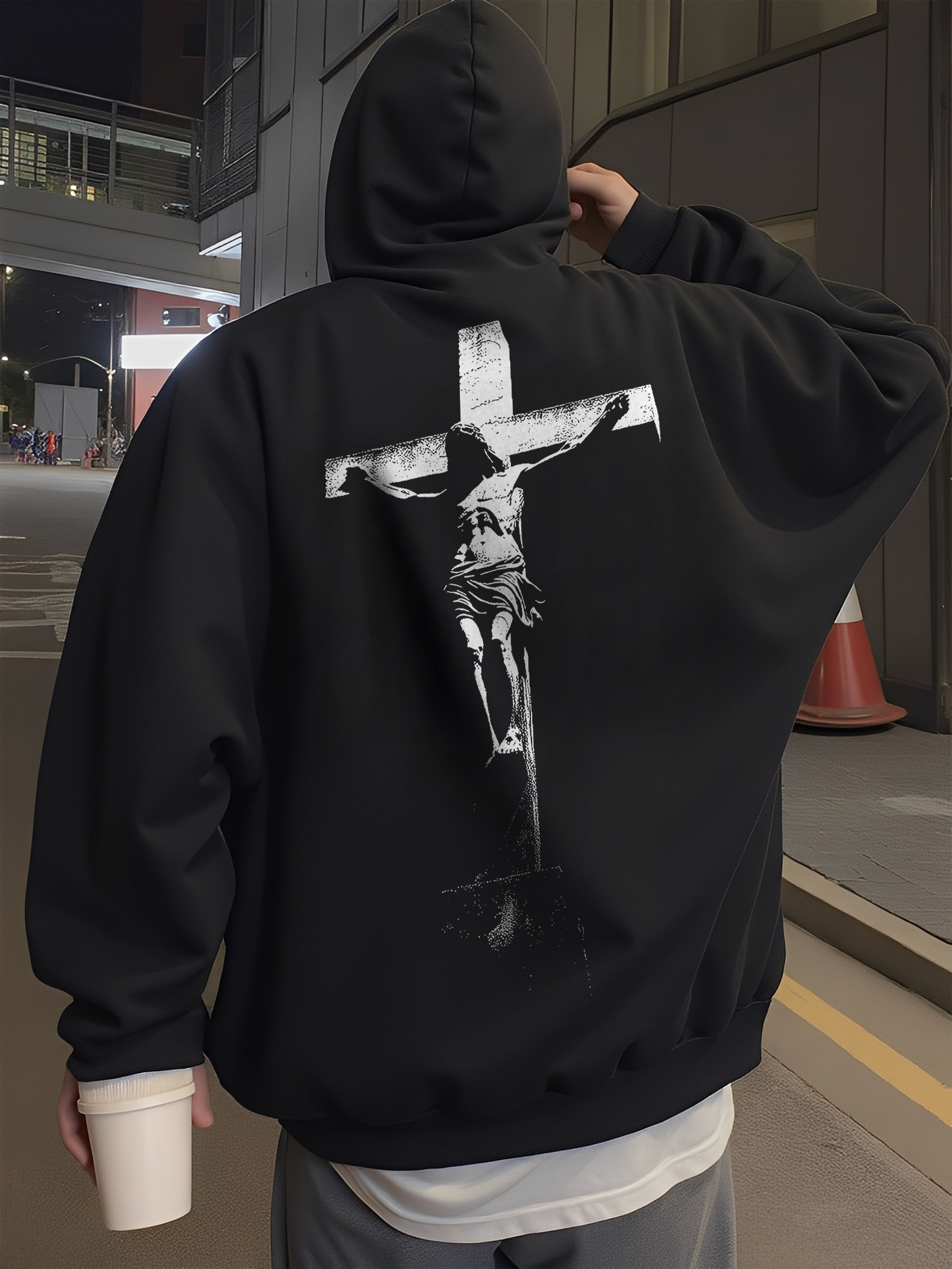 Good Friday Printed Men's Hoodie
