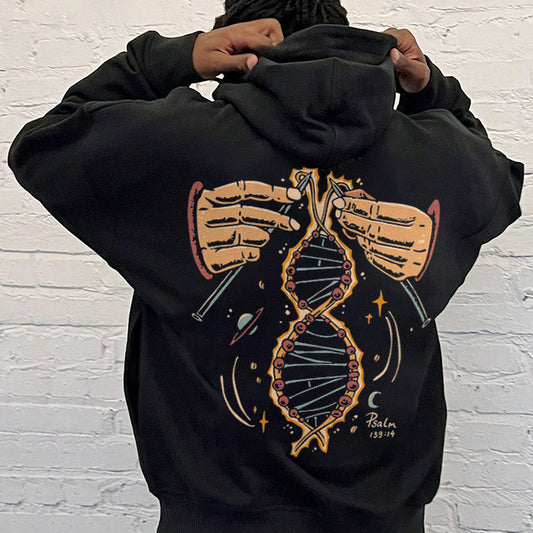 The Lord's Plan Printed Men's Hoodie