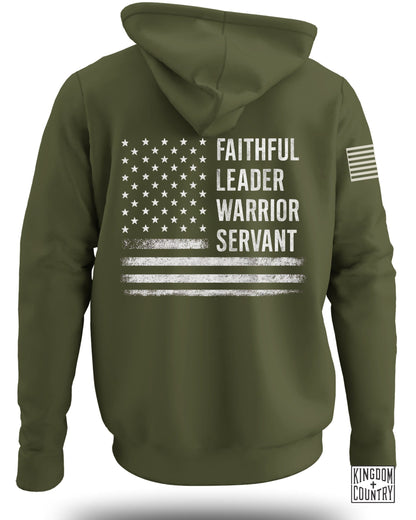 Faithful Leader Warrior Servant Hoodie