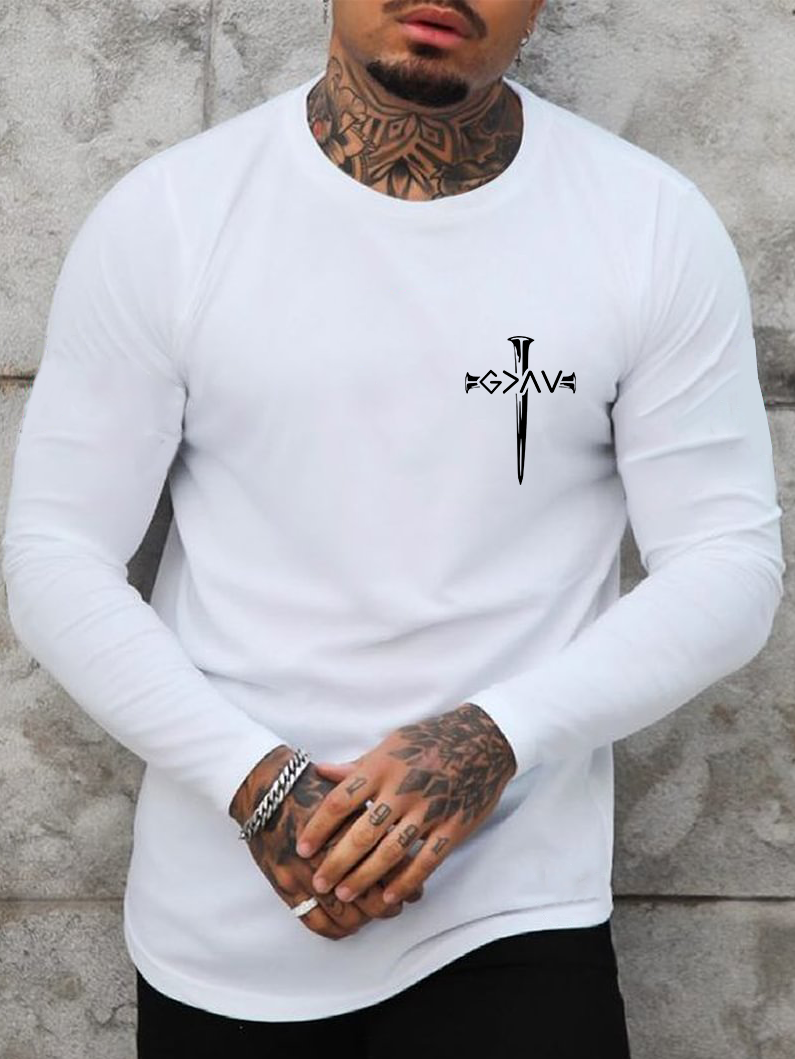 God Is Greater Than Your Highs and Lows Cotton Long Sleeve T-Shirt