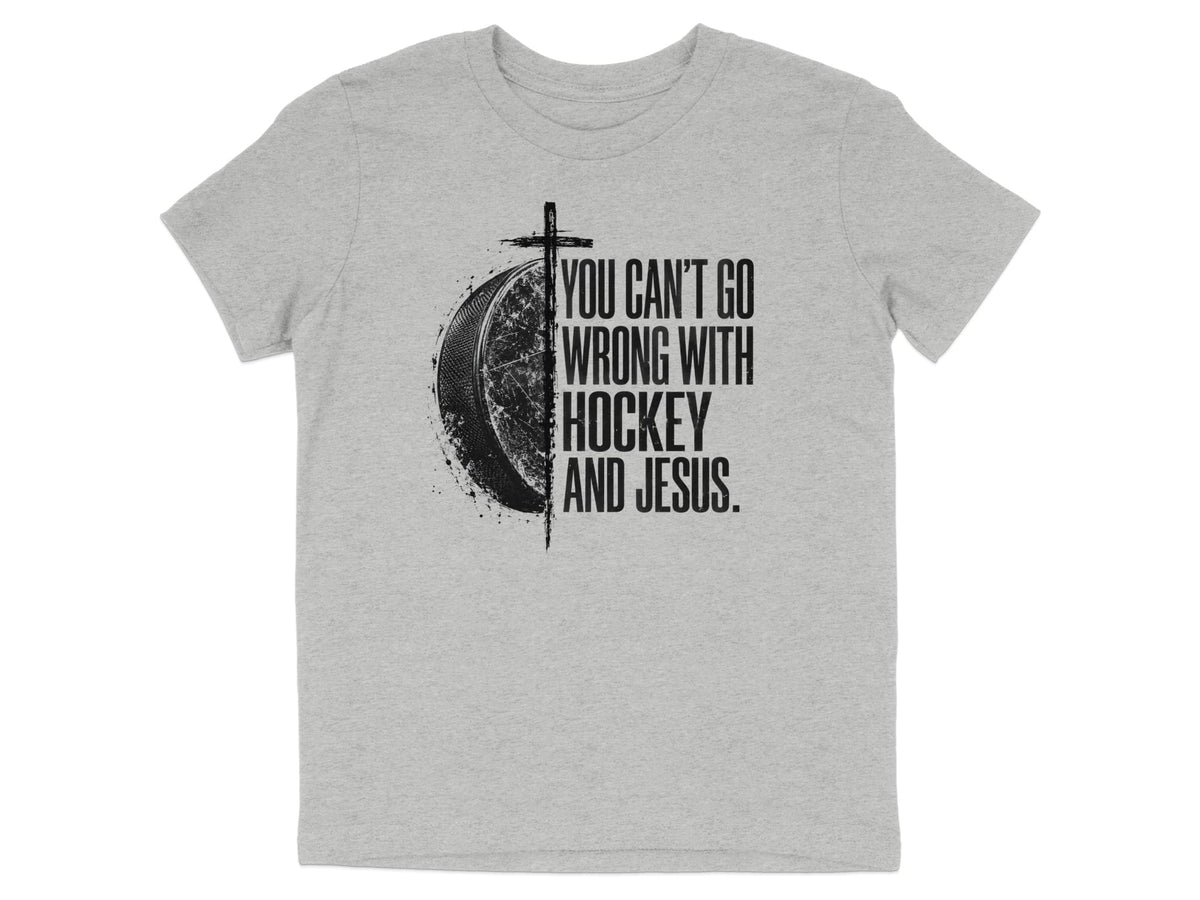 Hockey And Jesus Youth T-Shirt