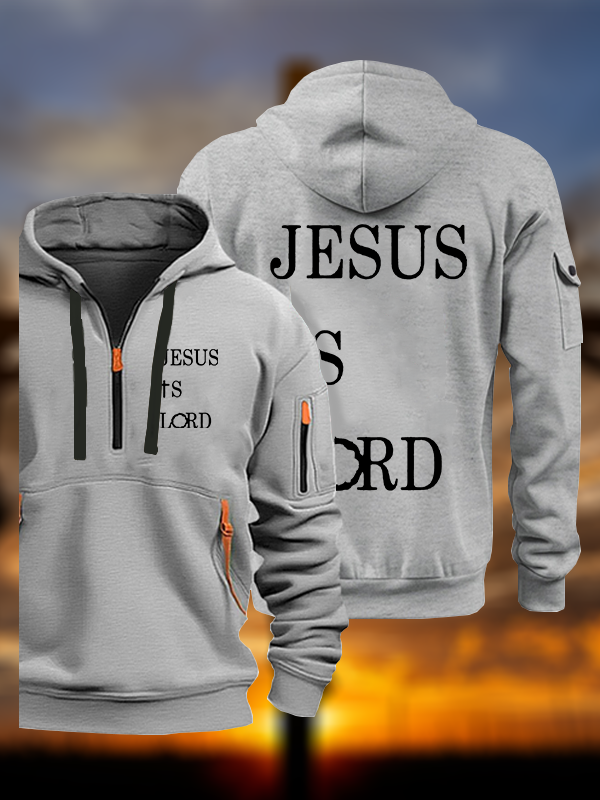 Jesus Is Lord Jesus God Christian Zipper Hoodies