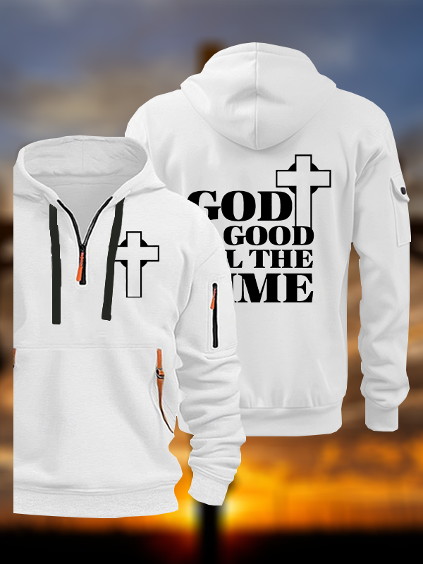 God Is Good Jesus God Christian Zipper Hoodies