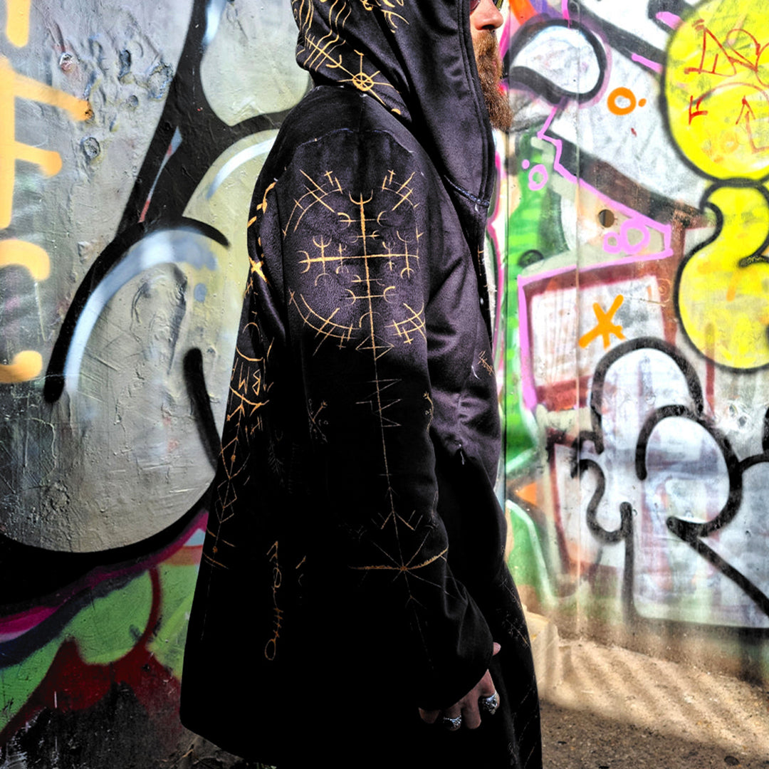 Helm Of Awe Cloak Fleece-Lined Hooded Coat