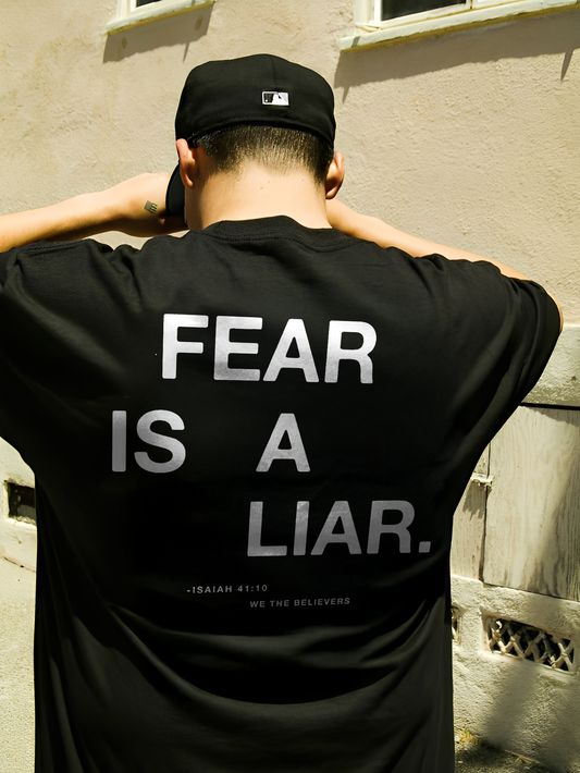 Fear Is A Liar Printed Men's T-shirt