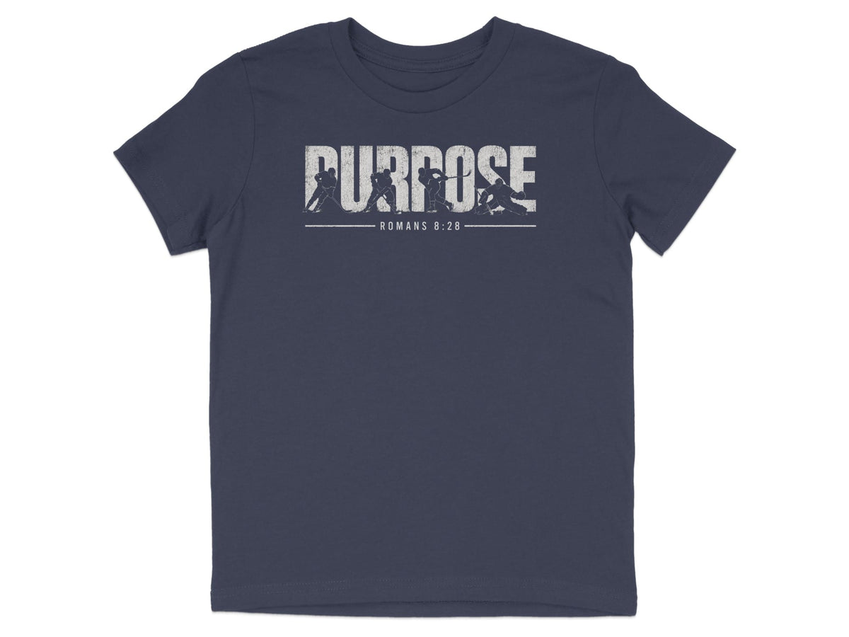 Romans 8:28 Hockey Youth T-Shirt