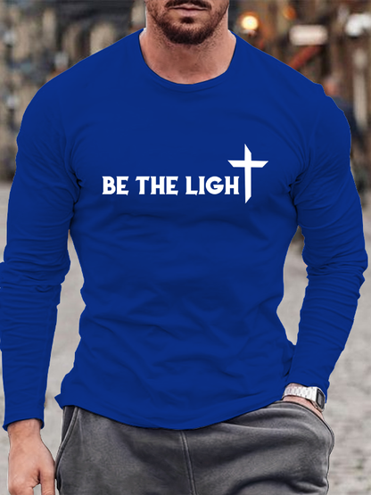 Be the light  Cotton Long Sleeve T-Shirt