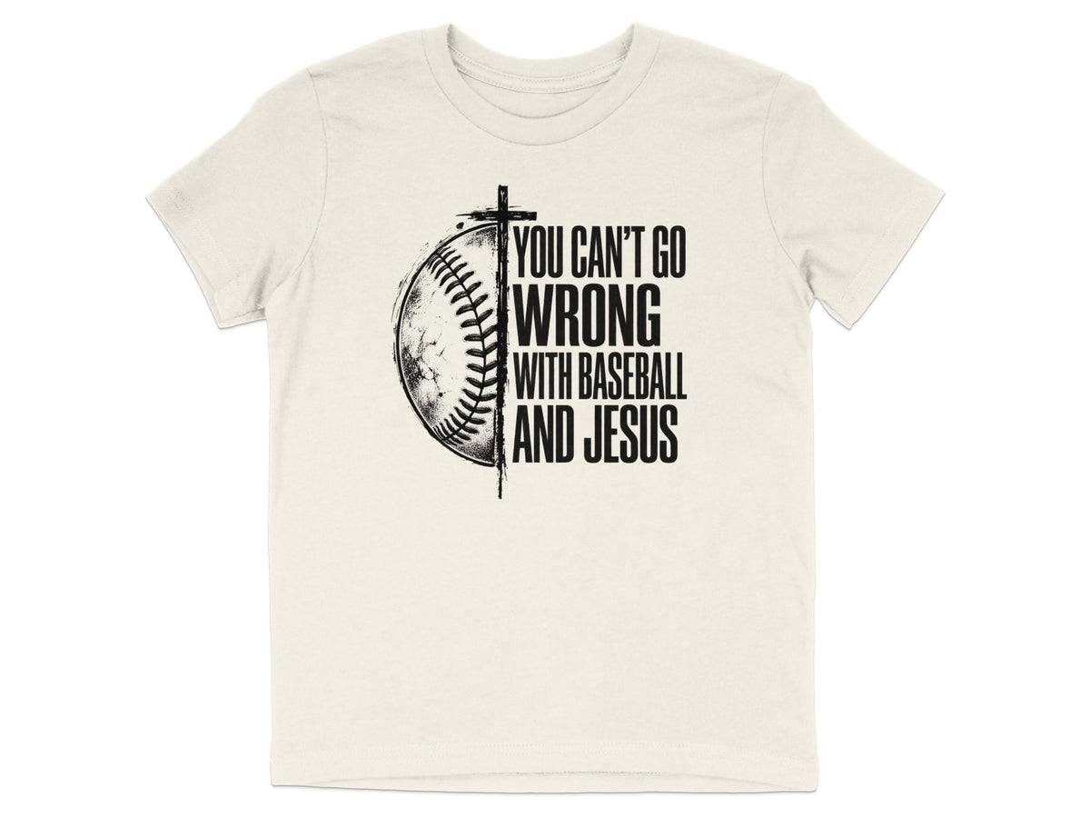 Baseball And Jesus Youth T-Shirt