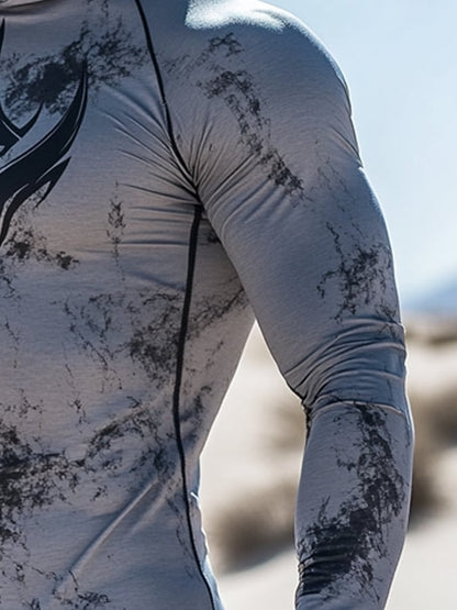 Men's Outdoor Sun Protection Breathable Cool Hooded Sun Protection Long Sleeve Top
