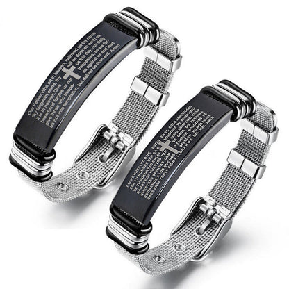 Bible Cross Bracelet