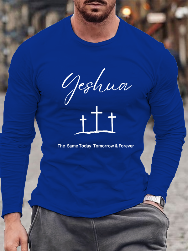 Yeshua Cotton Long Sleeve T-Shirt