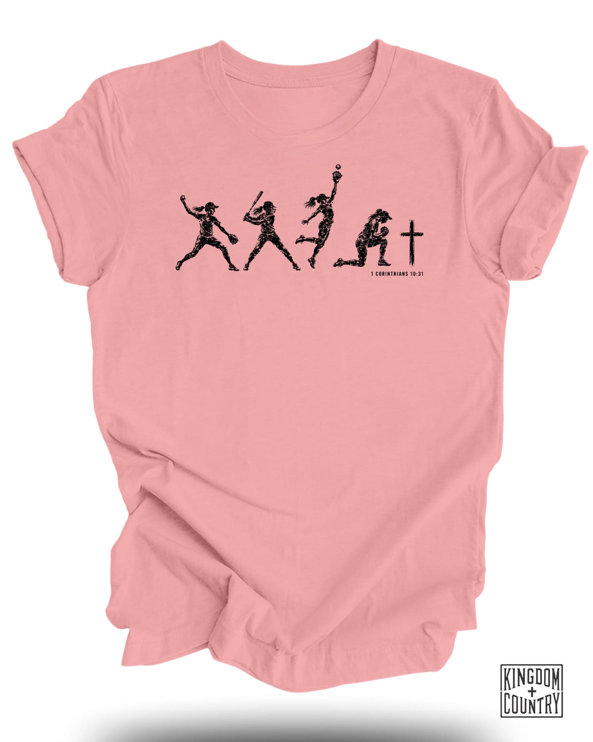 Softball Faith Journey T-Shirt