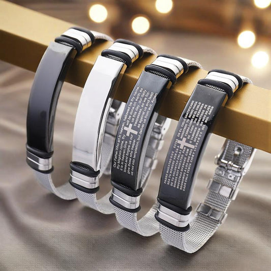 Bible Cross Bracelet