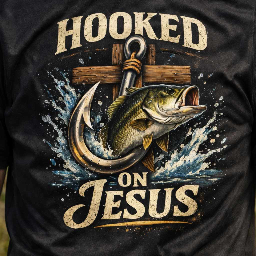 Hooked On Jesus T-Shirt