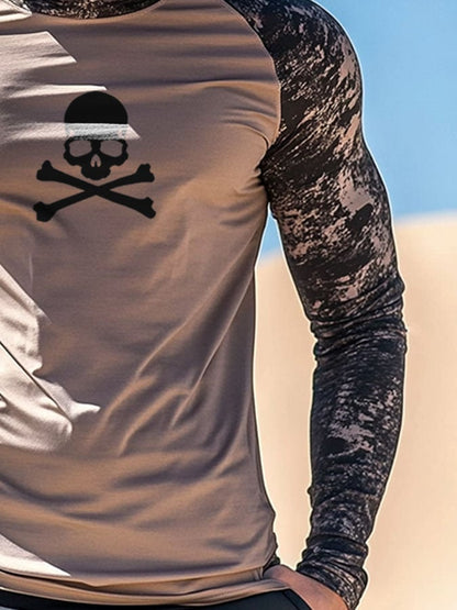 Men's Outdoor Sun Protection Breathable Cool Hooded Sun Protection Long Sleeve Top