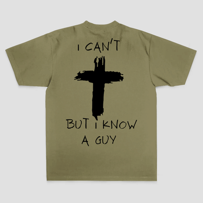 I Can't But I Know A Guy Printed Men's T-shirt
