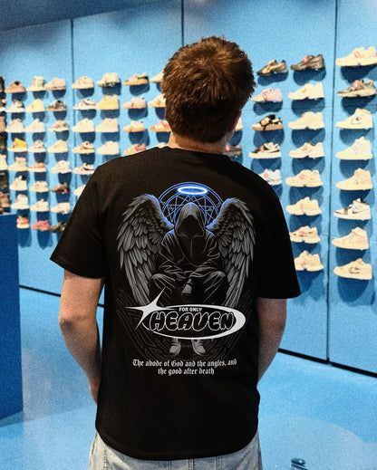 For Only Heaven, The Abode Of God And The Angles, And The Good After Death Printed Men's T-shirt