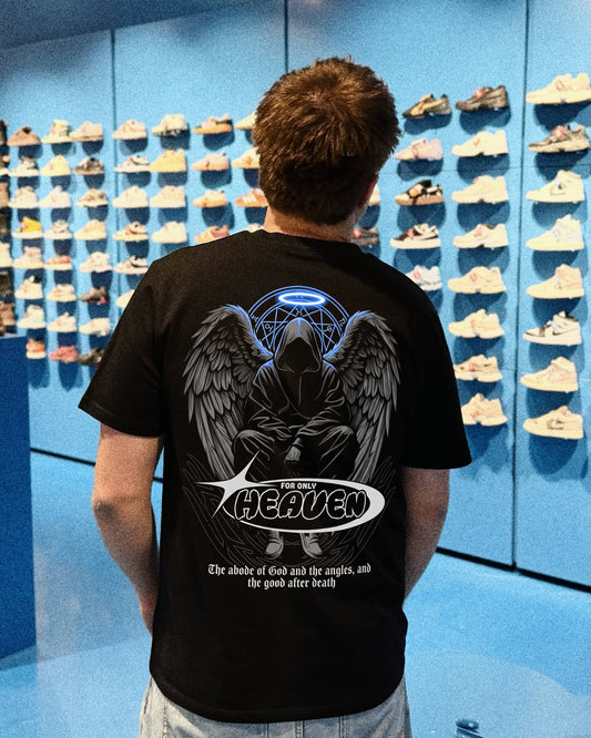 For Only Heaven, The Abode Of God And The Angles, And The Good After Death Printed Men's T-shirt