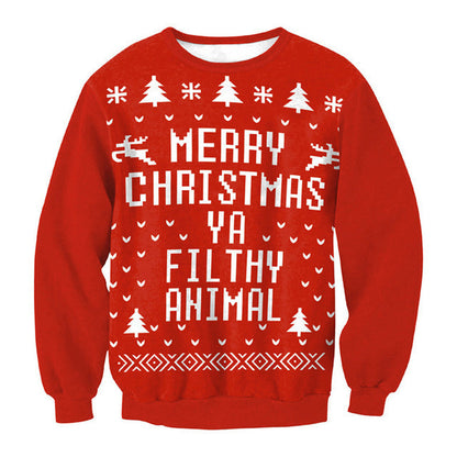 Unisex 3D Printed Christmas Sweatshirt