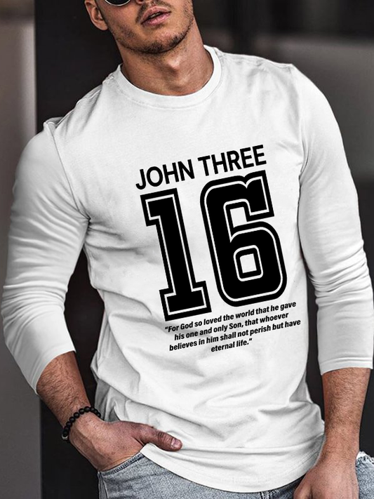 John 3:16 Christian Long Sleeve T-Shirt