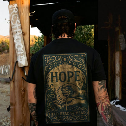 Hope Held Bead By Bead Printed Men's T-shirt