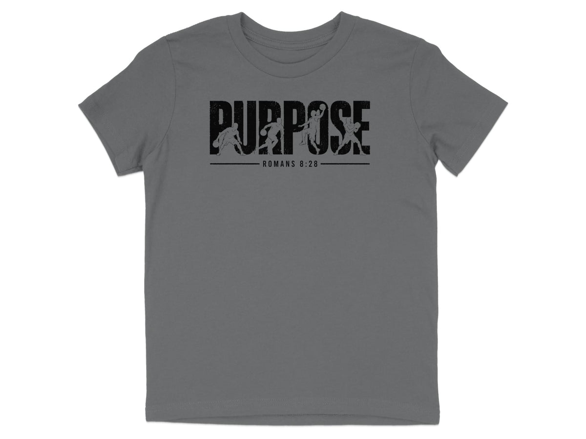 Romans 8:28 Basketball Youth T-Shirt
