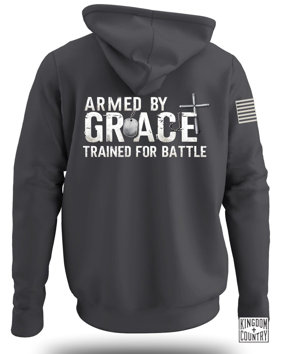 Armed By Grace Trained For Battle Hoodie