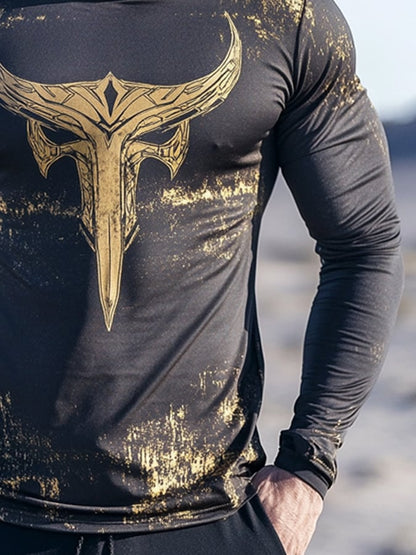 Men's Outdoor Sun Protection Breathable Cool Hooded Sun Protection Long Sleeve Top