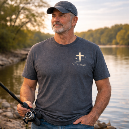 My Therapy Is Fishing My Healing Is Jesus T-Shirt