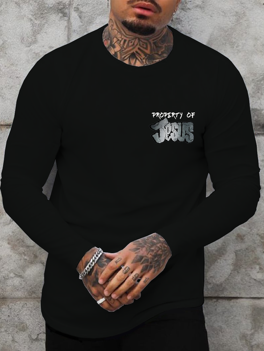 Property of Jesus Cotton Long Sleeve T-Shirt