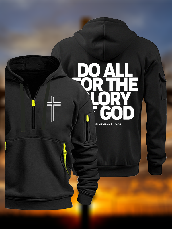 Do All For The Glory Of God Jesus God Christian Zipper Hoodies