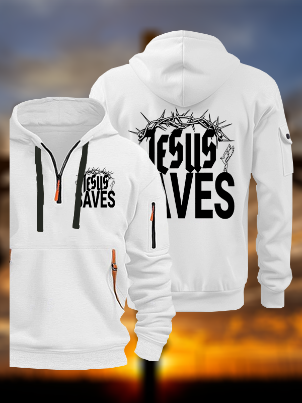 Jesus Saves Jesus God Christian Zipper Hoodies