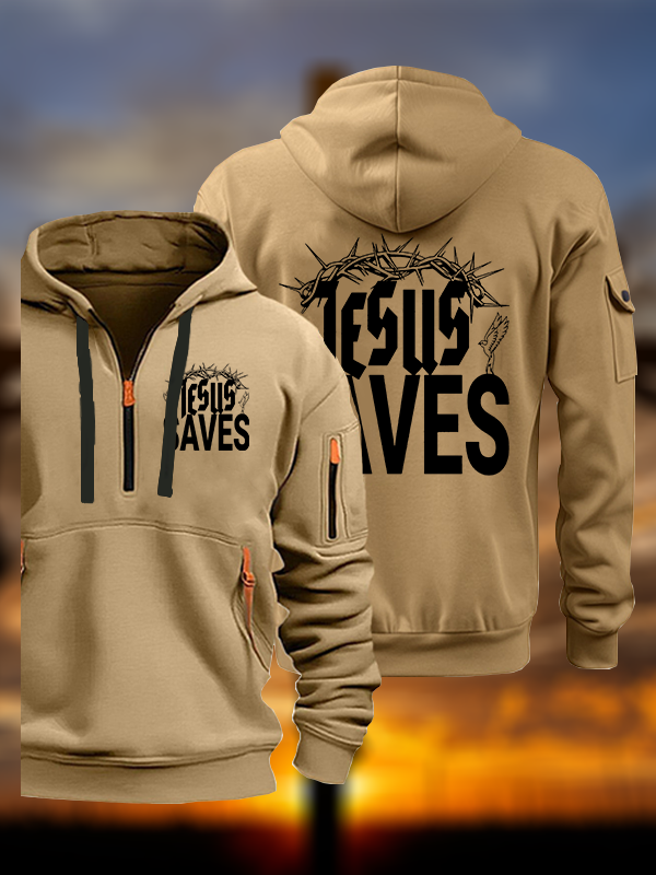 Jesus Saves Jesus God Christian Zipper Hoodies