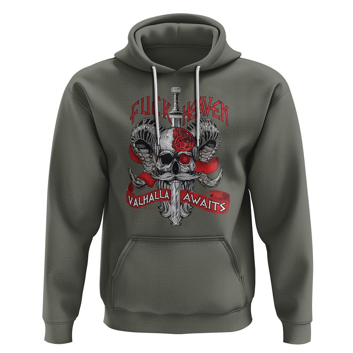 FxxK Heaven Valhalla Awaits Norse Mythology Viking Hoodie Cotton