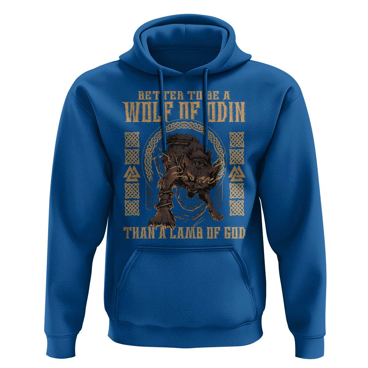 Better To Be Wolf Of Odin Norse Mythology Viking Hoodie Cotton