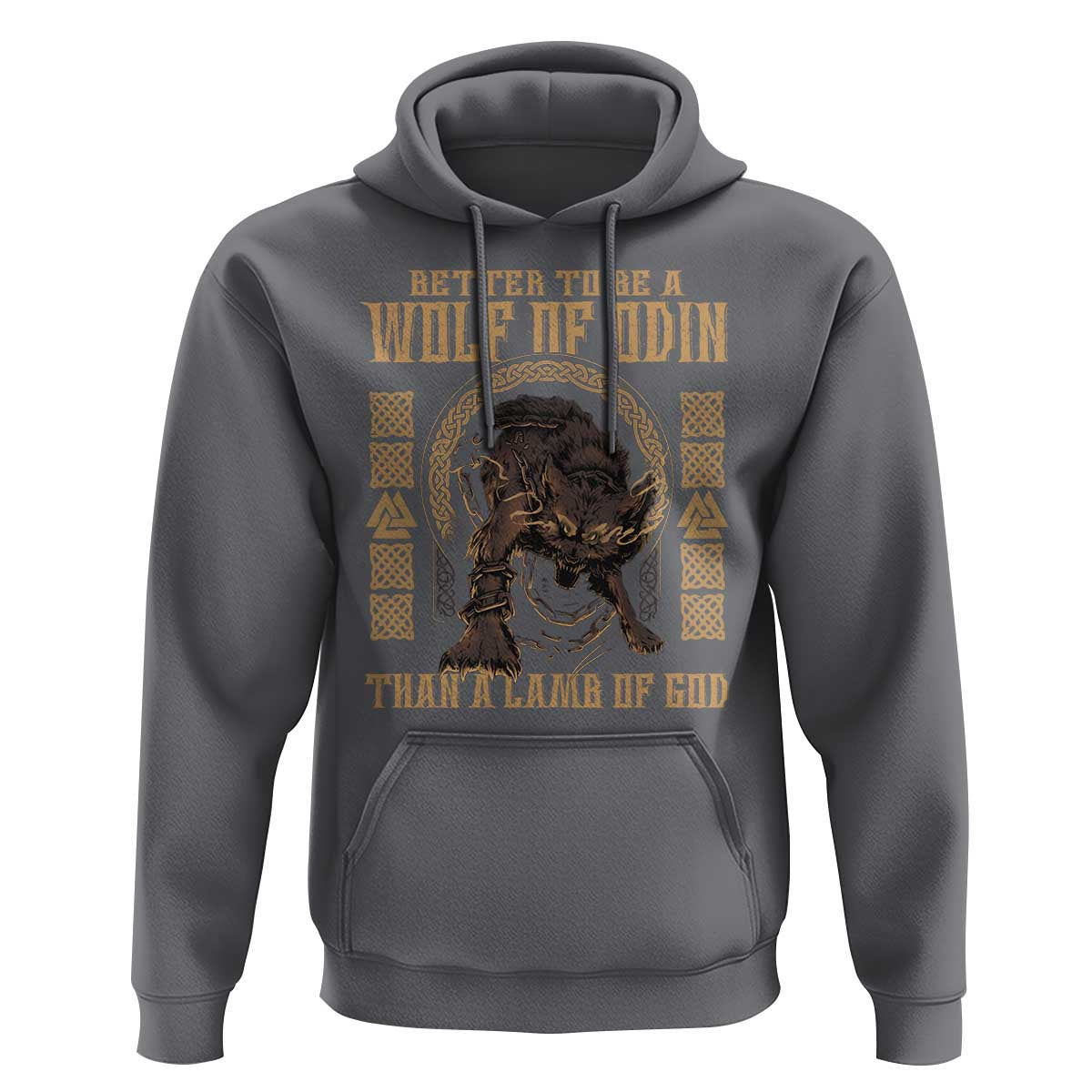 Better To Be Wolf Of Odin Norse Mythology Viking Hoodie Cotton