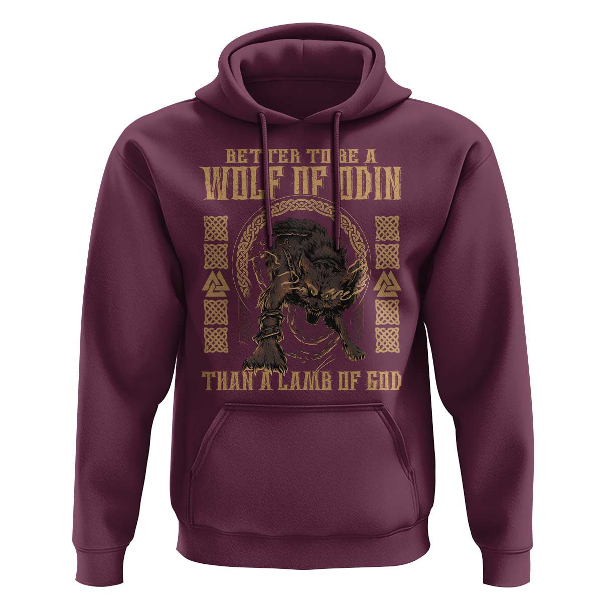 Better To Be Wolf Of Odin Norse Mythology Viking Hoodie Cotton