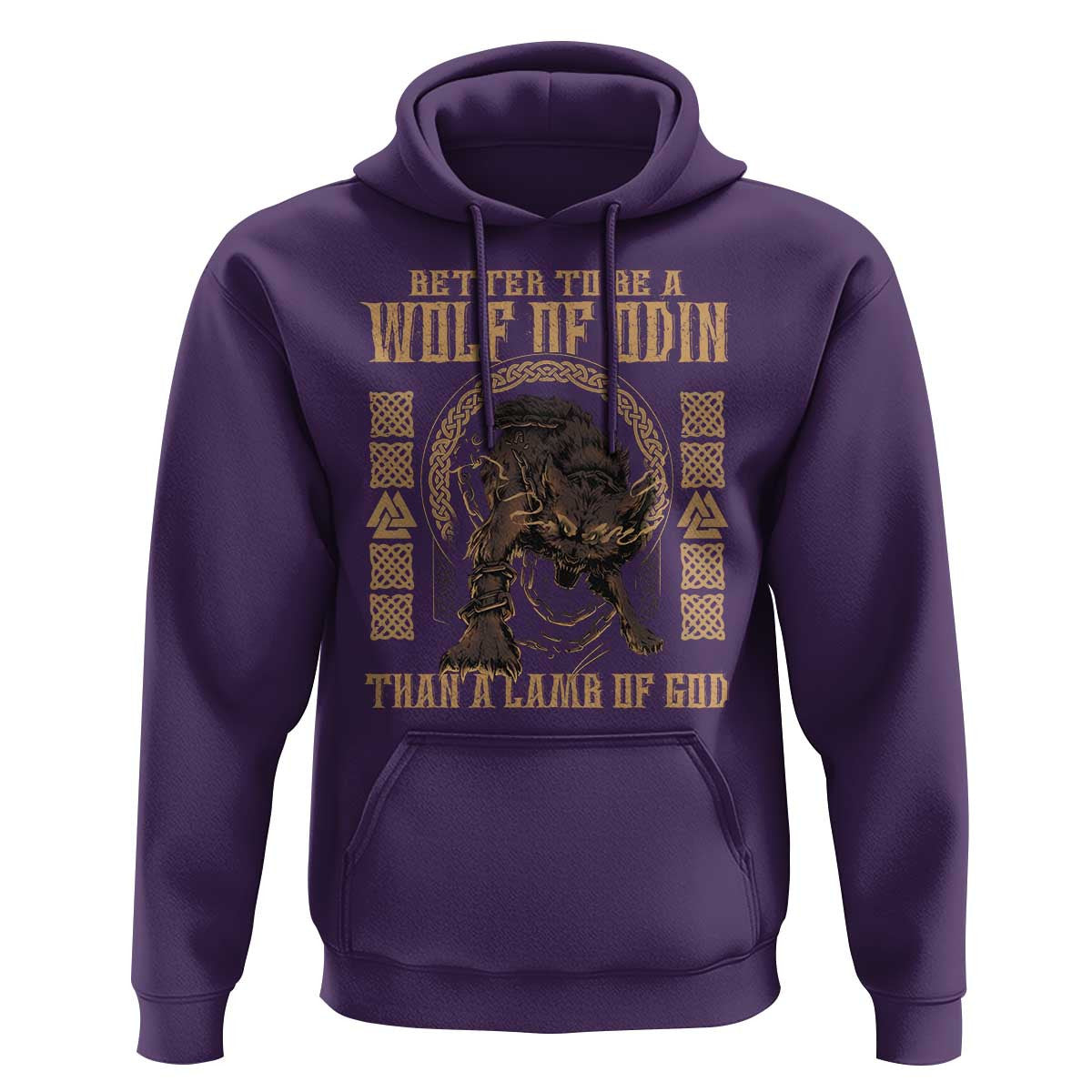 Better To Be Wolf Of Odin Norse Mythology Viking Hoodie Cotton