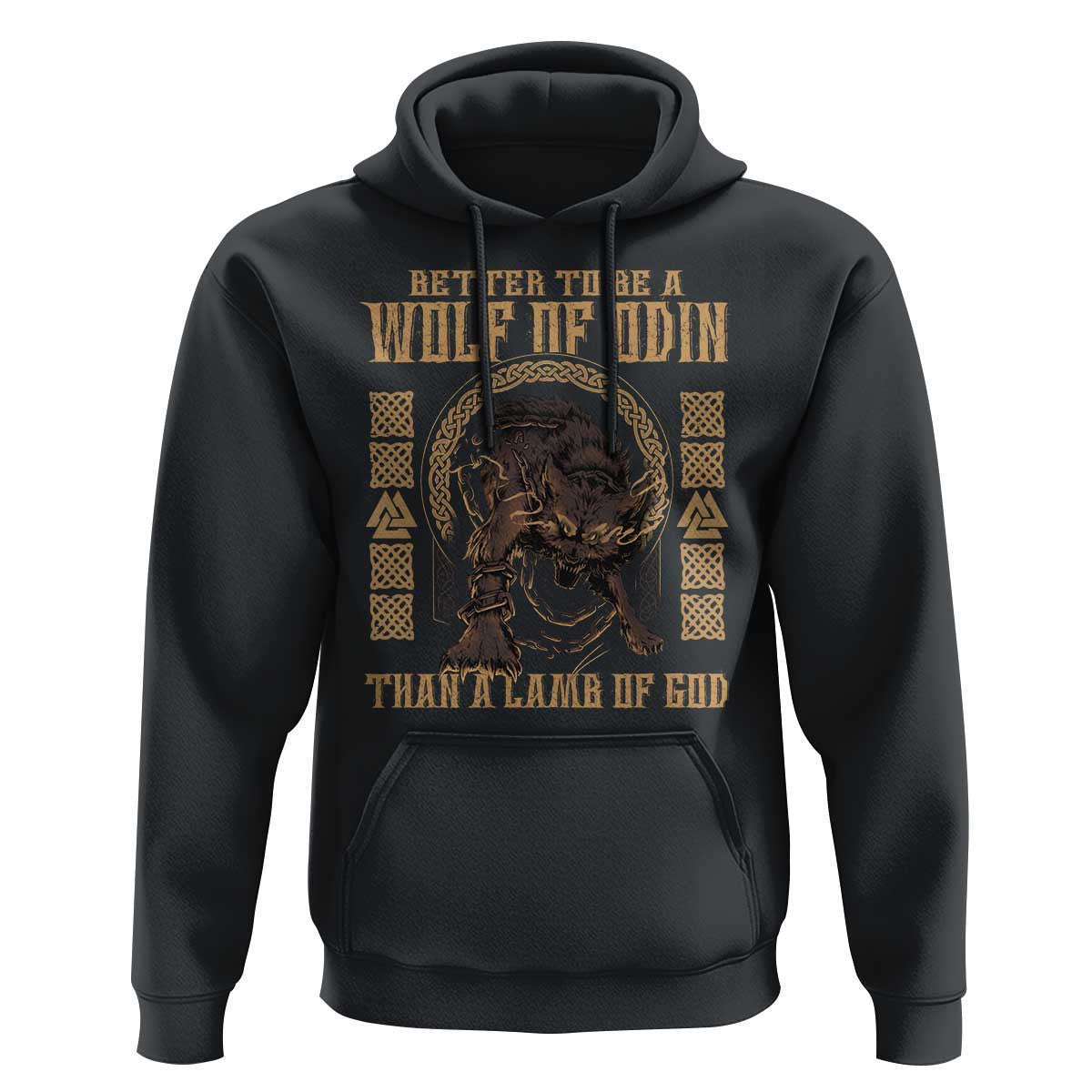 Better To Be Wolf Of Odin Norse Mythology Viking Hoodie Cotton